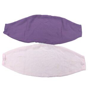 Two Neck Scarf Cowl Accessory Set Purple and Light Pink Magnetic JH Smith Co